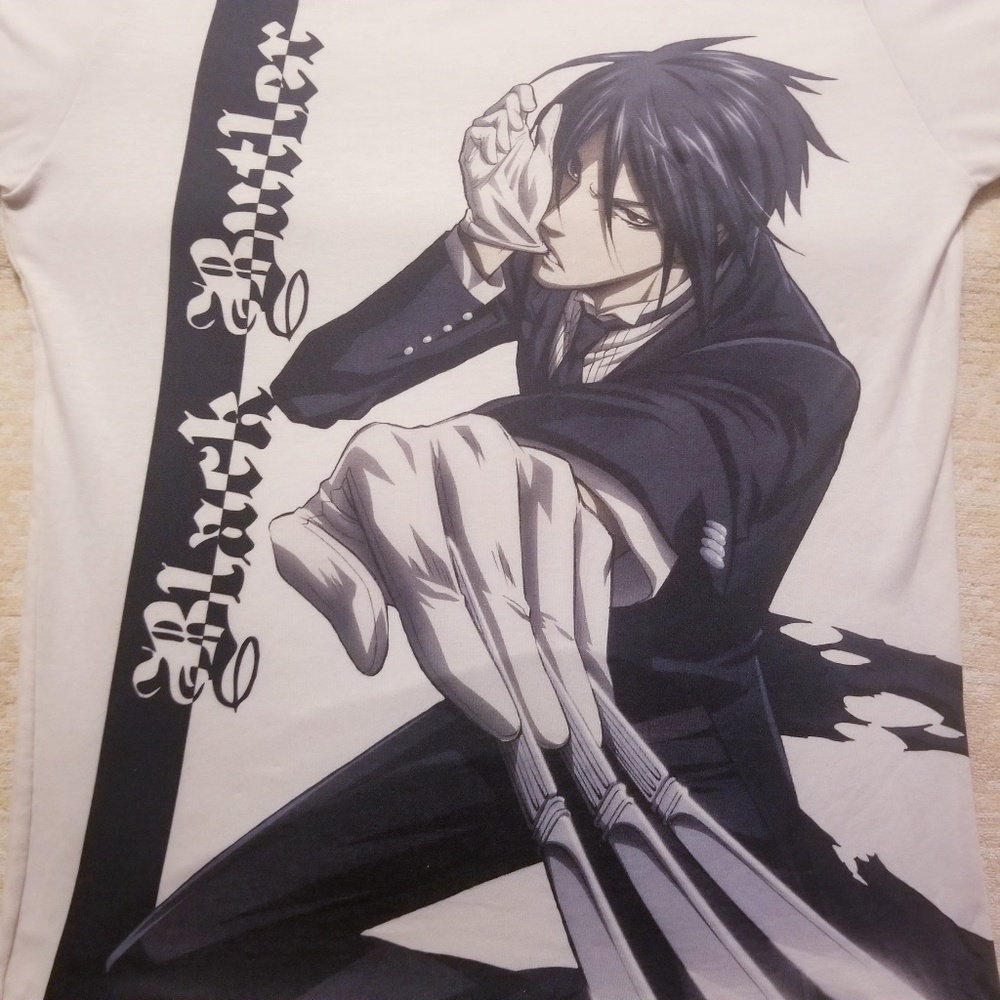 Black Butler Anime Tee shirt.                   T2